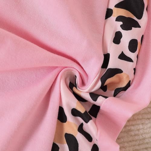 Image of 2PC Girls Clothes Girl letter and Floral print Hooded Set, letter print Top +Floral print Pants Set
