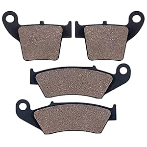 Cyleto Plaquettes de Frein Avant et Arrière pour Honda CR 125 R / CR 250 R 2002-2007 CRF 250 R/X 2004-2017 CRF 450 R/X 2002-2017
