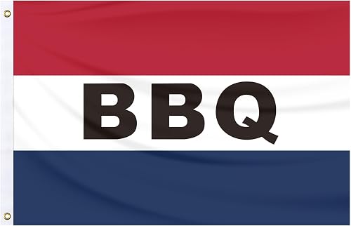 BBQ Sign Business Flag 2x3 Feet Business BBQ Flag Commercial Ceremonial Flags 15