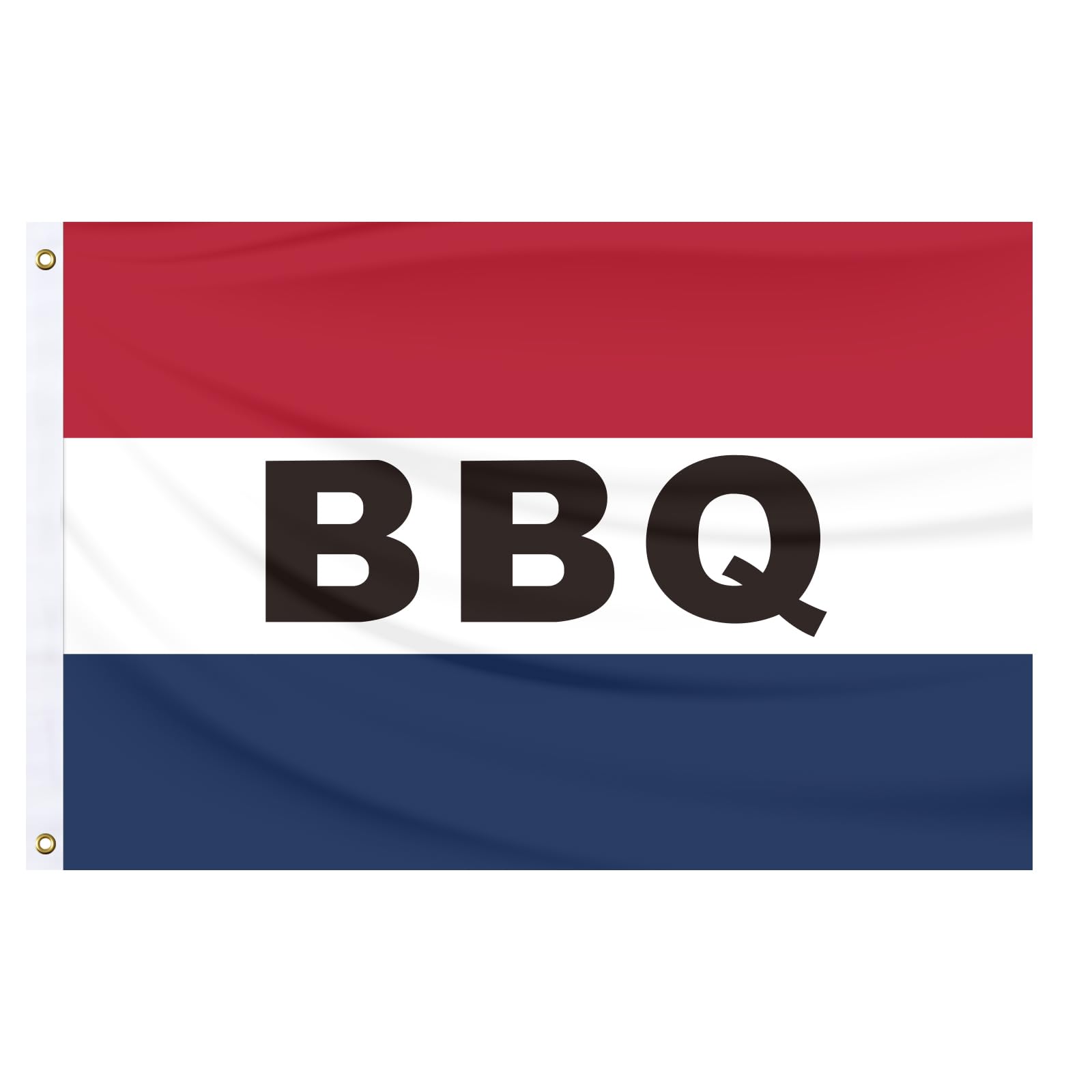 BBQ Sign Business Flag 2x3 Feet Business BBQ Flag Commercial Ceremonial Flags 150D Polyester with Brass Grommets Vivid Color and Fade proof - Canvas Header and Double Sided for Outside Indoor Decor