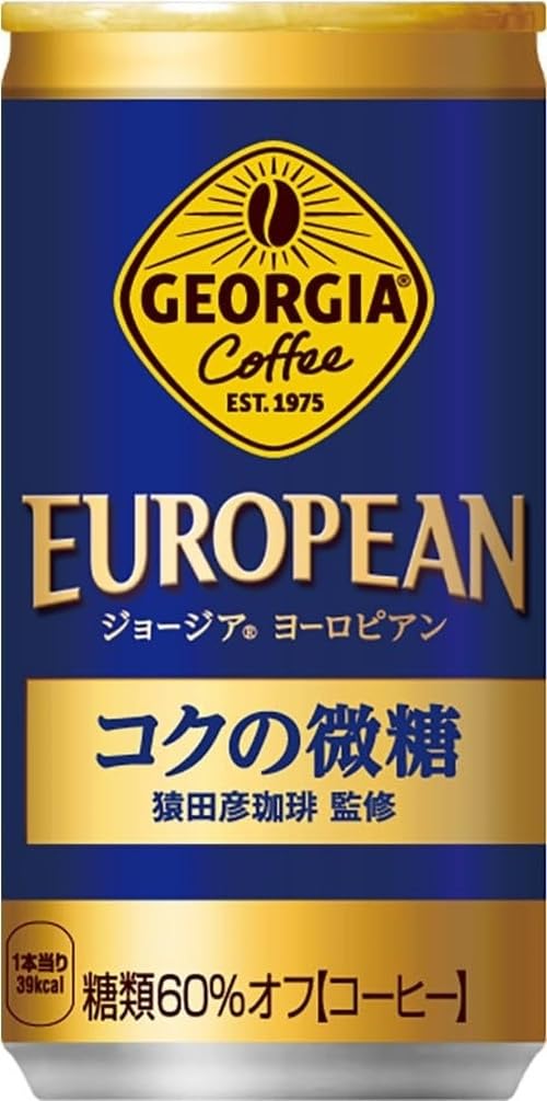 Amazon.co.jp: コカ・コーラ ジョージア ヨーロピアン コクの微糖