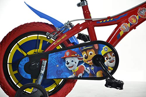 Dino Bikes 614-PW Paw Patrol Bike, rot, 14 Zoll – Bild 8