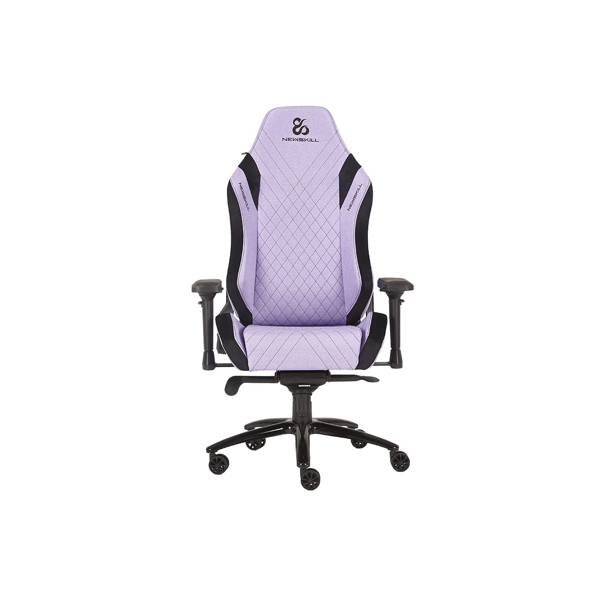 NEWSKILL Silla Gaming Profesional Neith Zephyr, Tela Transpirable, Altura Ajustable, Reposabrazos Acolchados 4D, Reclinable 180º, Cojín Lumbar y Cervical, Pistón Clase 4, Silla Gamer Color Azul