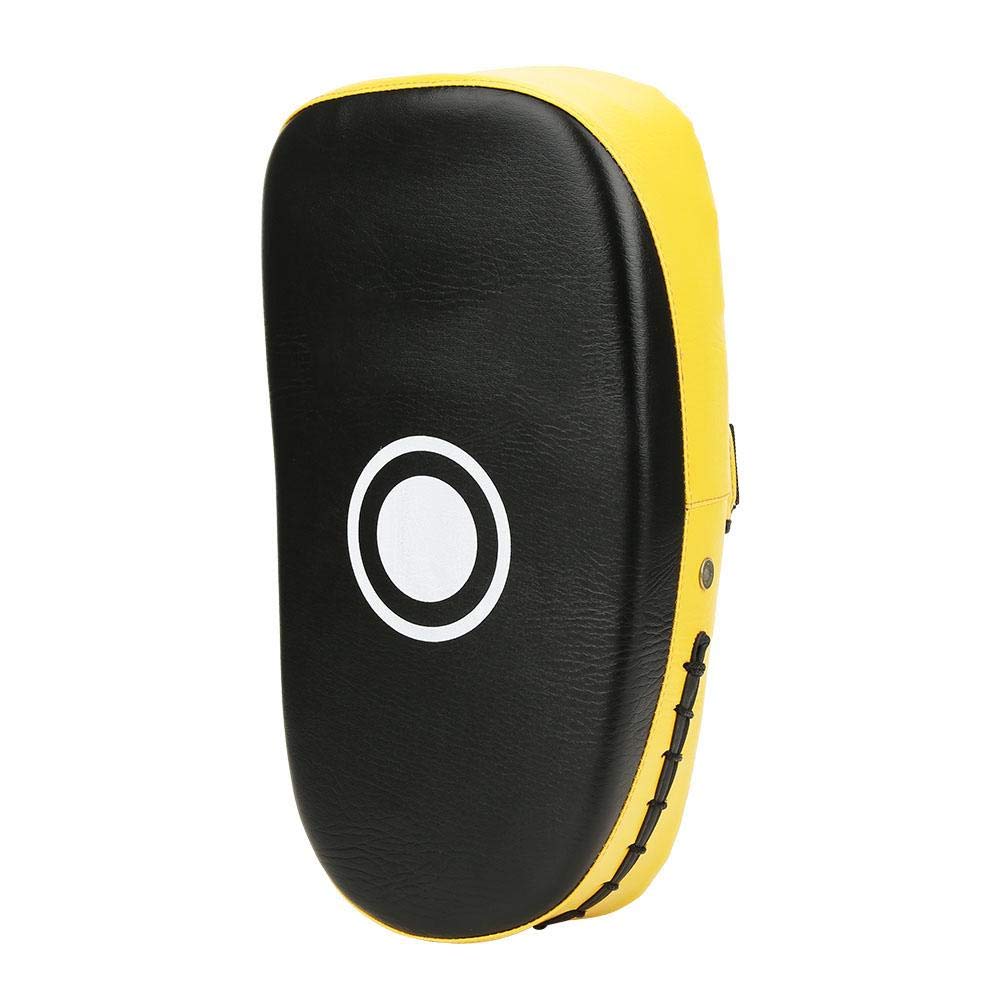 Keenso Paos para Patadas, Manoplas para Muay Thai, Kickboxing (Amarillo) Taekwondo Taekwondo