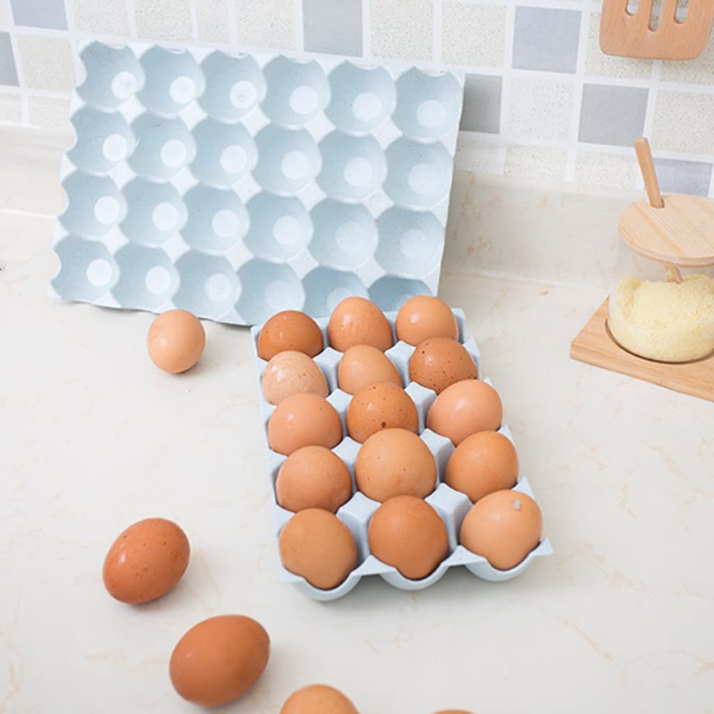 Caja de Almacenamiento de Huevos apilable Caja de Almacenamiento de Huevos de plástico, Estante de Almacenamiento de Huevos para refrigerador Caja de Almacenamiento de Cocina