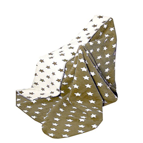 Richter Textilien Decke Sirius 150 x 200 cm Bio-Baumwolle Hermelin/Natur Cover