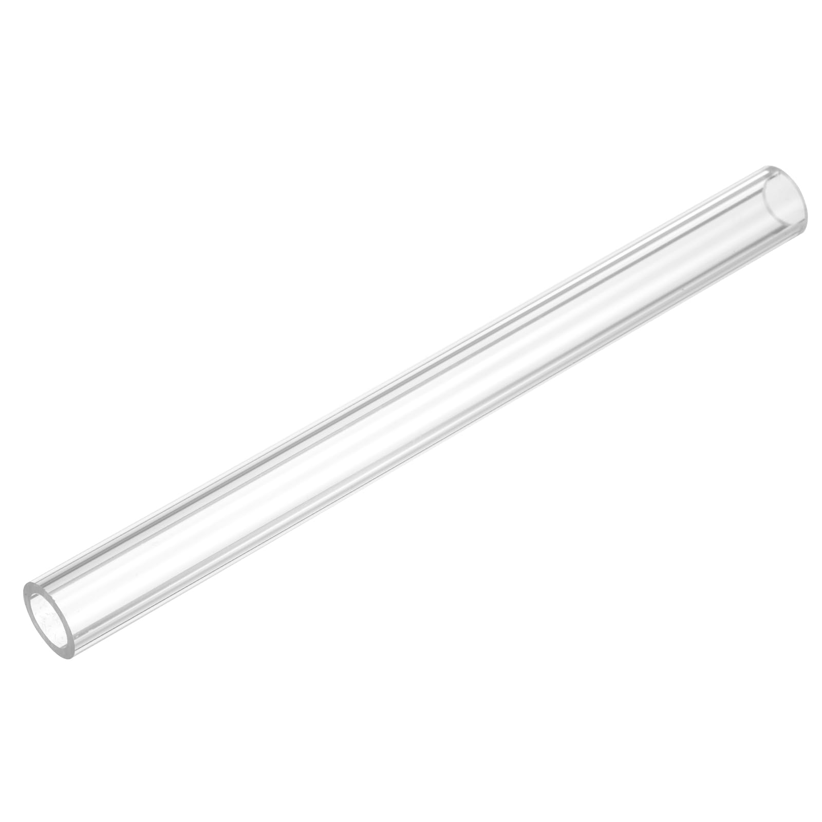uxcell Rigid Round Clear Tubing 9mm(3/8") ID x 13mm(1/2") OD x 0.5Ft(150mm) Length Plastic Tube