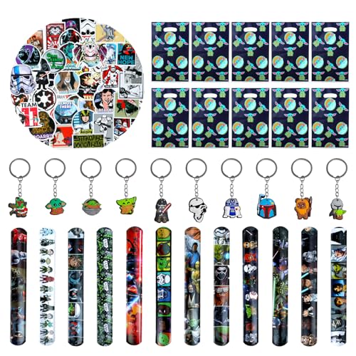 82 Pcs Sta Wars Regalos Para Fiestas, Sta Wars Bolsas De Fiesta, Sta Wars Cumpleaños Decoracion, 10 Yod Llaveros, 10 Packs Regalo De Fiesta Yod, 12 Pulseras De Silicona Yod, 50 Yod Pegatinas 82 Pcs Sta Wars Regalos Para Fiestas, Sta Wars Bolsas De Fiesta, Sta Wars Cumpleaños Decoracion, 10 Yod Llaveros, 10 Packs Regalo De Fiesta Yod, 12 Pulseras De Silicona Yod, 50 Yod Pegatinas