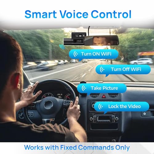 Image of NEXDIGITRON ACE 2 Dash Camera, Native 2K 1440P, 0.96 inch Screen, Voice Control, Super-Capacitor, F1.8 6G Lens, Optional Parking Mode, Upto 256GB Supported
