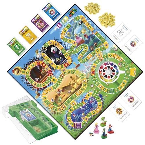Hasbro Gaming The Game of Life: Super Mario Edition Board Game for Kids Ages 8 and Up, Play Minigames, Collect Stars, Battle Bowser - image 3