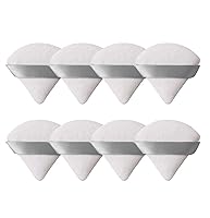 Vista 1 de 8 piezas triángulo polvo soplo cara triángulo suave maquillaje Puff terciopelo cosmética base licuadora esponja belleza maquillaje herramientas