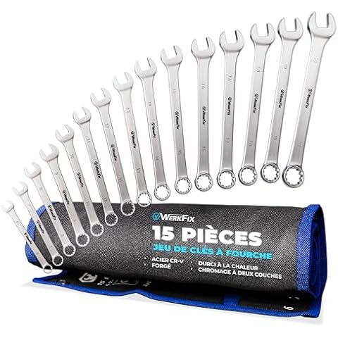 WERKFIX Jeu de Clés Mixtes 15 pièces Cover