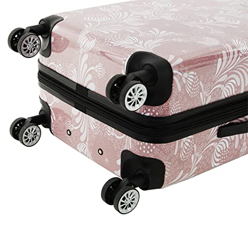 Image of Travelers Club Unisex Bella Caronia Deluxe 20 inch, 3 Piece, or 7 Piece Luggage & Travel Accessories Set Selva