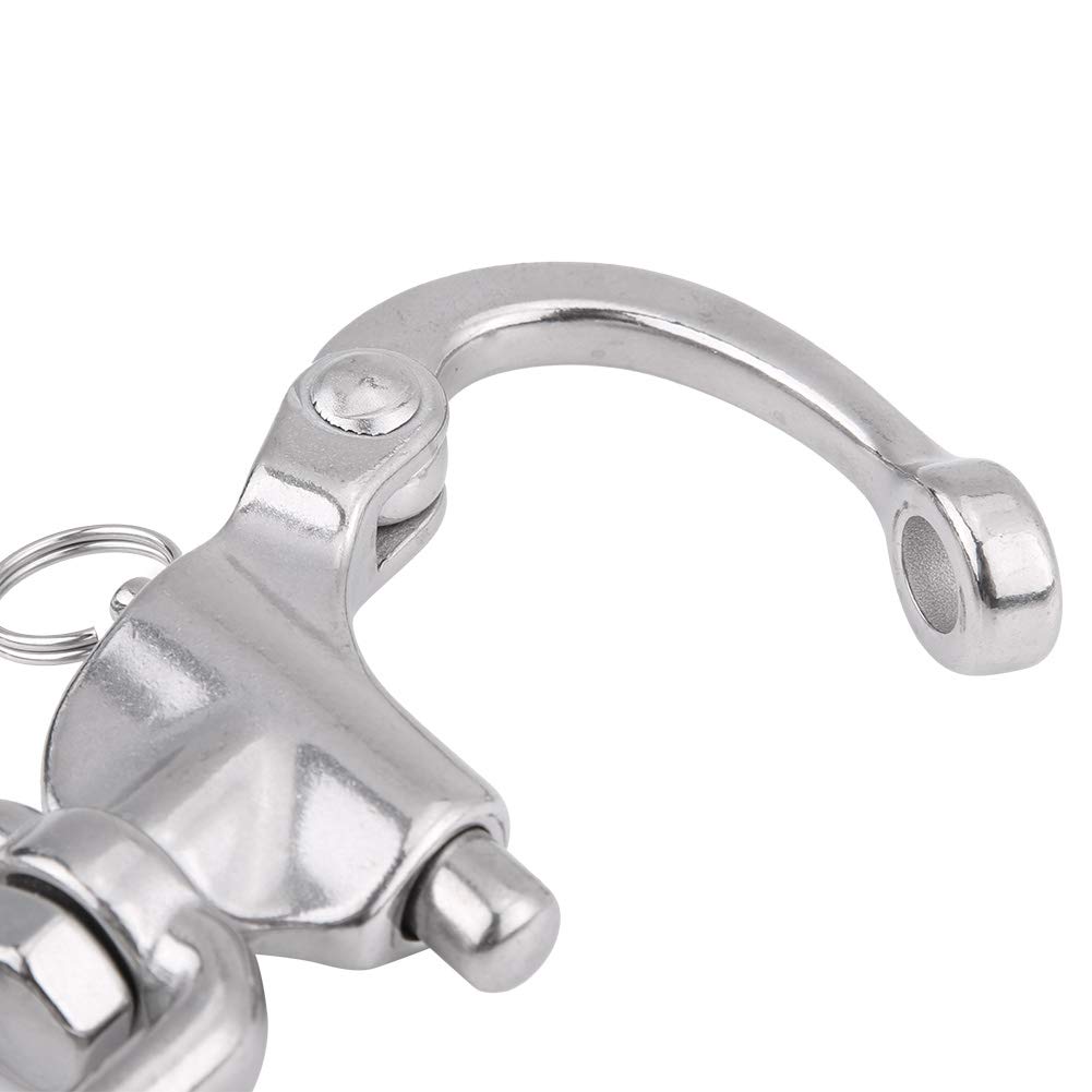 Grillo Moschettone Girevole 12mm Acciaio Inossidabile 316 Spinnaker Barche Vela (128mm)