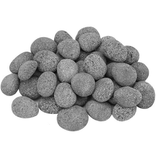 Image of Skyflame 15 Pounds Lava Rock Pebbles for Indoor Outdoor Fire Pit Fireplace