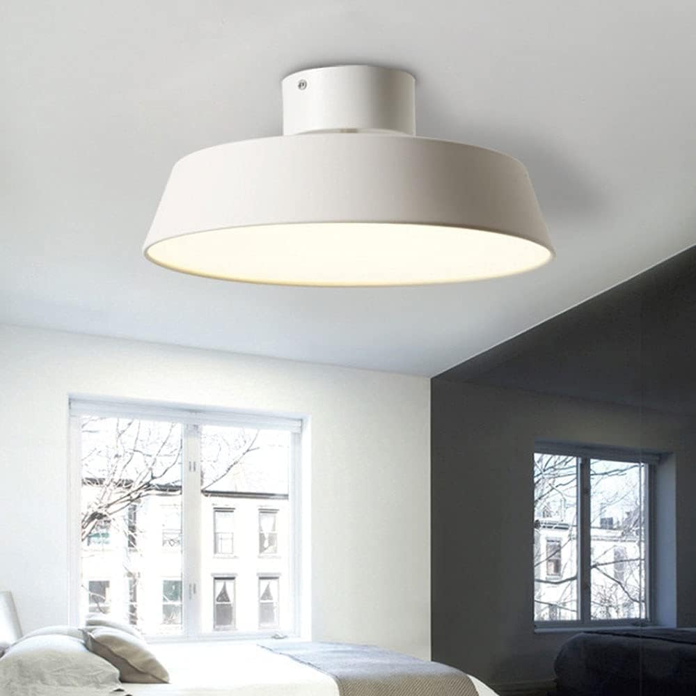 Lampa Sufitowa Led semi-inbouw plafondlamp Noords draaibaar dimbaar plafondlamp rond verstelbaar plafondkandelaar verlichtingsarmatuur voor slaapkamer woonkamer keuken hal Biuro