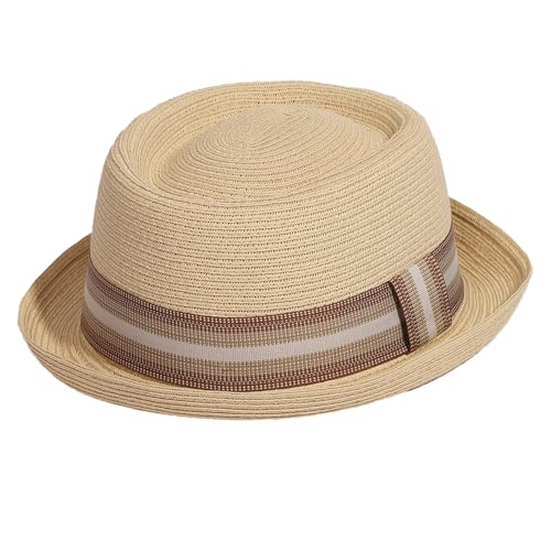 Straw Sun Hat Breaking Bad Hats Porkpie Hats with Ribbon Heisenberg British Jazz Hat Mens Fedora