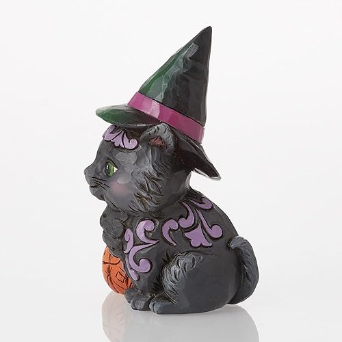 Miniatura 6 de Enesco Jim Shore Heartwood Creek - Figura en miniatura de gato negro, 3.93 pulgadas, multicolor
