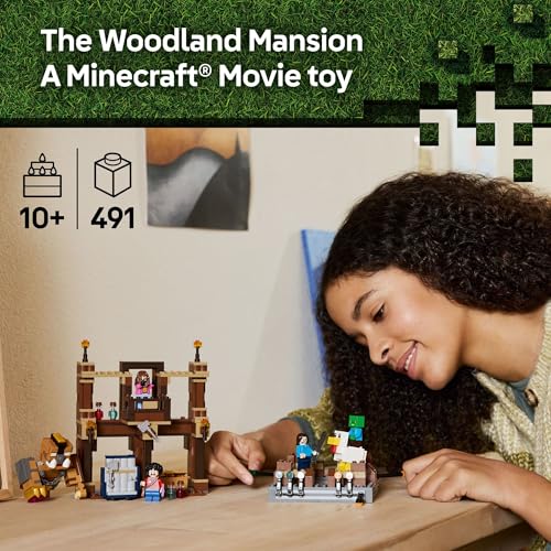 LEGO Minecraft Woodland Mansion Fighting Ring - Building Toy for Kids, Boys, and Girls Age 10+ - Includes Steve, Garrett, and Henry Minecraft Figures - Fun Holiday or Birthday Gift Idea - 21272 - Image 3