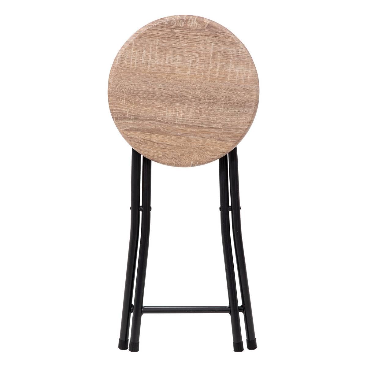 5five - sgabelli pieghevoli effetto legno naturale