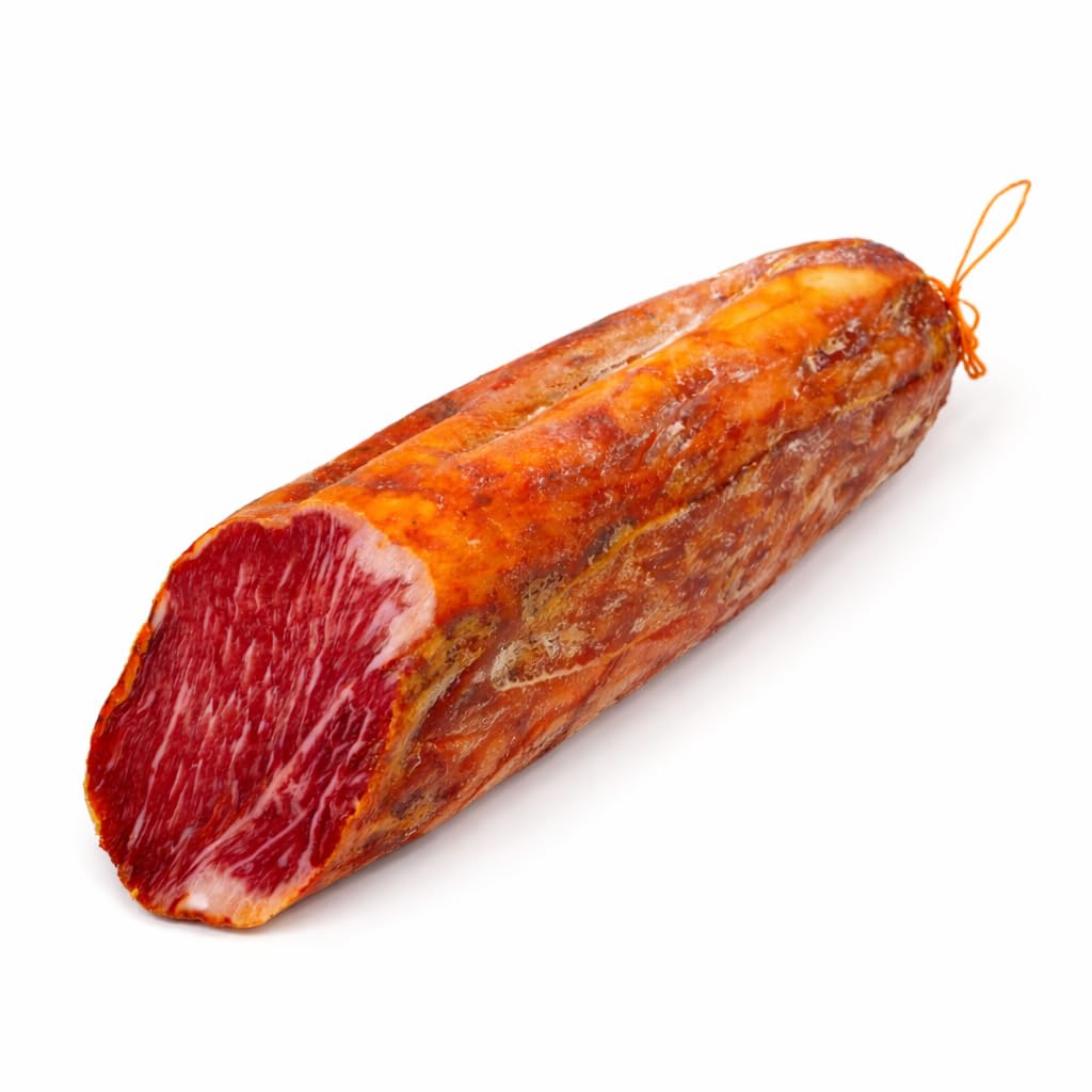 PACK 2 - OVICAP Lomo de Cerdo Negro Curado 1k Aprox. | Embutido Gourmet Artesanal | Curación Lenta Tradicional | Producto de Extremadura | Ideal para Tapas y Aperitivos