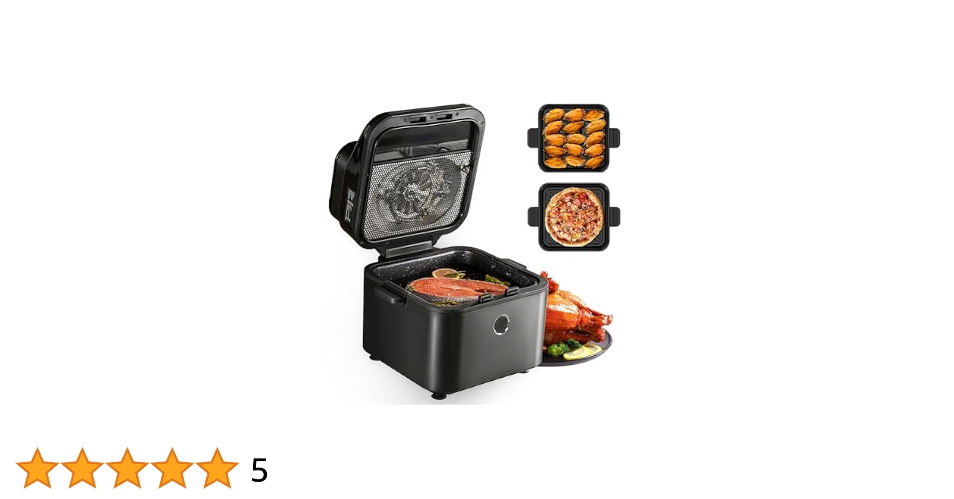 Runnatal デュアルゾーン エアフライヤー AF7003-PE Runnatal デュアルゾーン エアフライヤー AF7003-PE Amazon.co