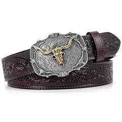 Bronze Bull Buckle-coffee