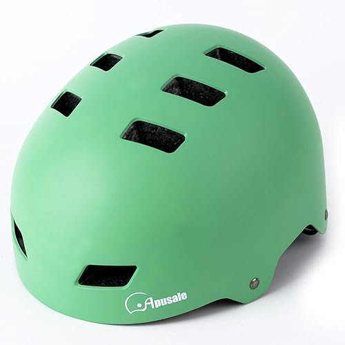 Miniatura 9 de Casco de patineta de bicicleta, ajustable y multideportivo para patineta, 3 tamaños para adultos, jóvenes, niños pequeños