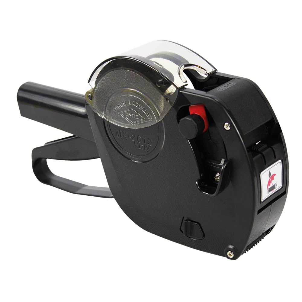 Motex 2612 Black 9 Digit Price Gun Starter Pack with 11,000 White