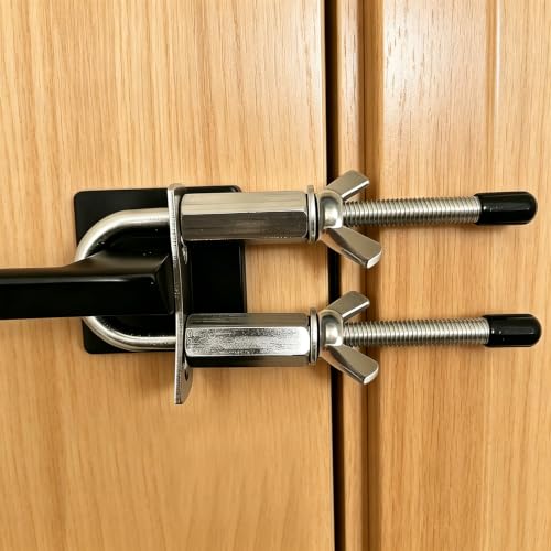 Verrou de porte portable robuste acier inoxydable pour portes ouvertes