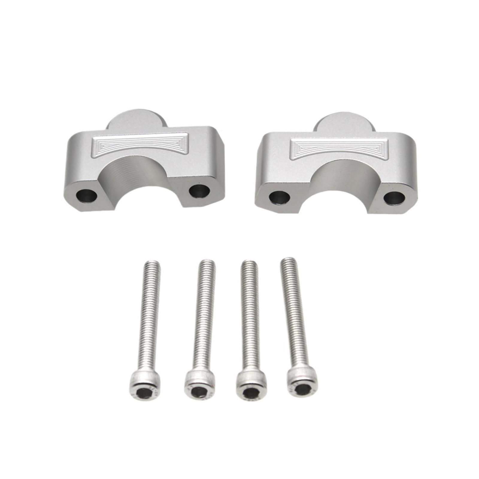Podnośnik Kierownicy Motocykla Pasuje Do Tiger Sport 800 660 2022 2023 2024 2025 Uchwyty Podnoszenia W Górę I Tyłu Zacisk Wspornika Kierownicy Riser zacisk Adapter(Silver)