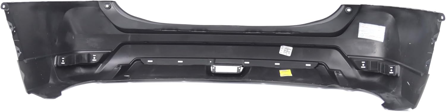 FitParts Compatible With Rear Bumper Cover 2017 2018 2019 2020 Nissan Rogue S SL SV Hybrid Sport 17 18 19 20. New, Primed. W/o Parking Aid Sensor Holes. 850226FL0H NI1100319