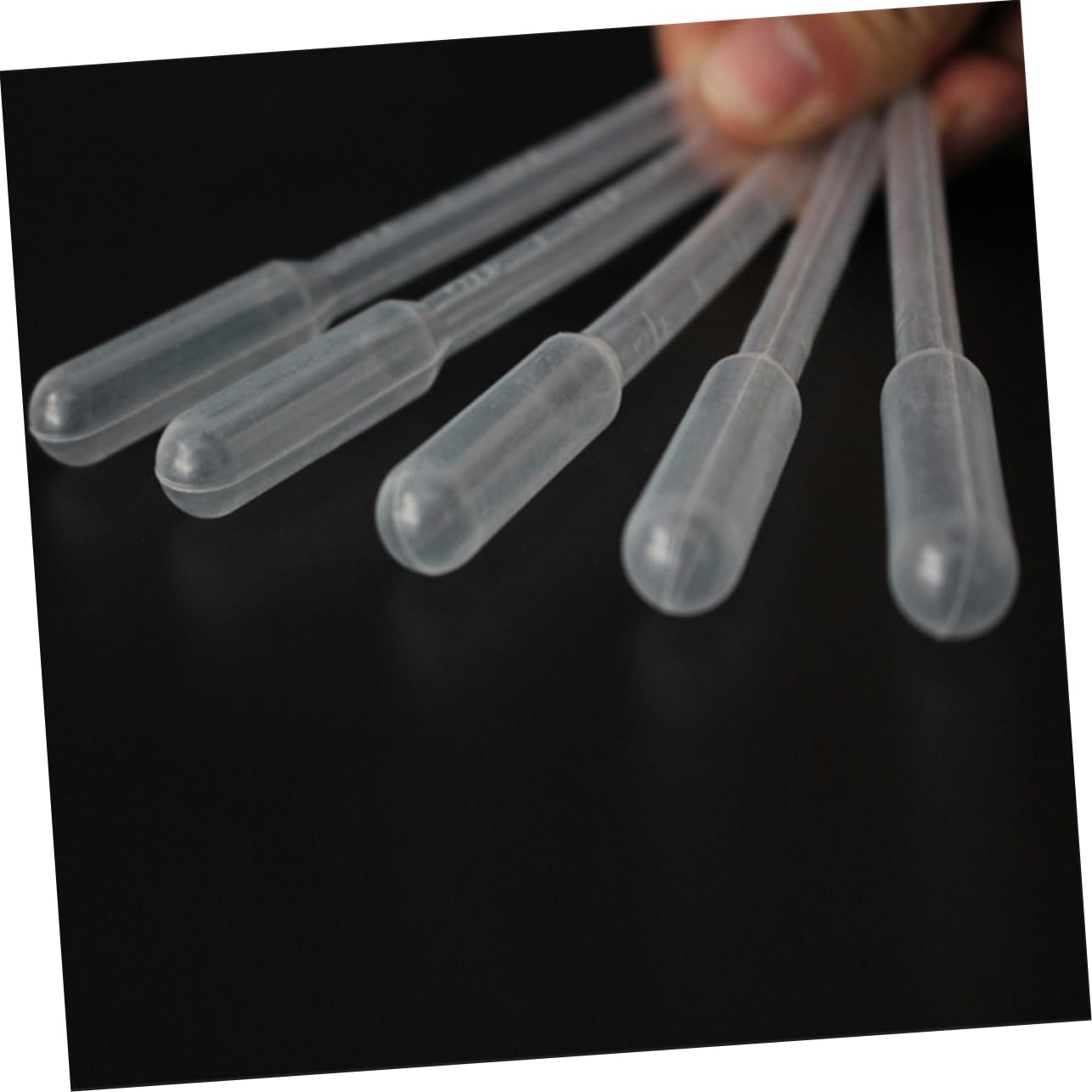 3ml Disposable Transfer Pipette 100Pcs PE for Lab Testing Liquids | Soft Dropper Supplies, Micro Measuring and Fragrance Holding, Cosmetics Use, 100pcs Pack