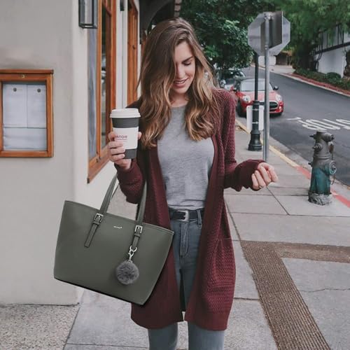 Image of TANTOMI Tote Bags for Women, Handbags and Womens Purses Shoulder Purse Set for Travel Work