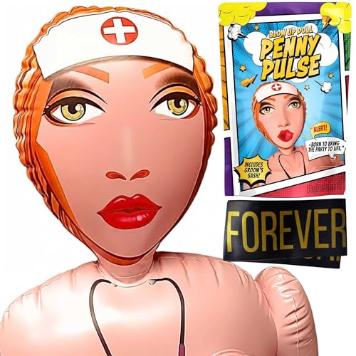 RODMONT Inflatable Display Figure with Groom Sash -...