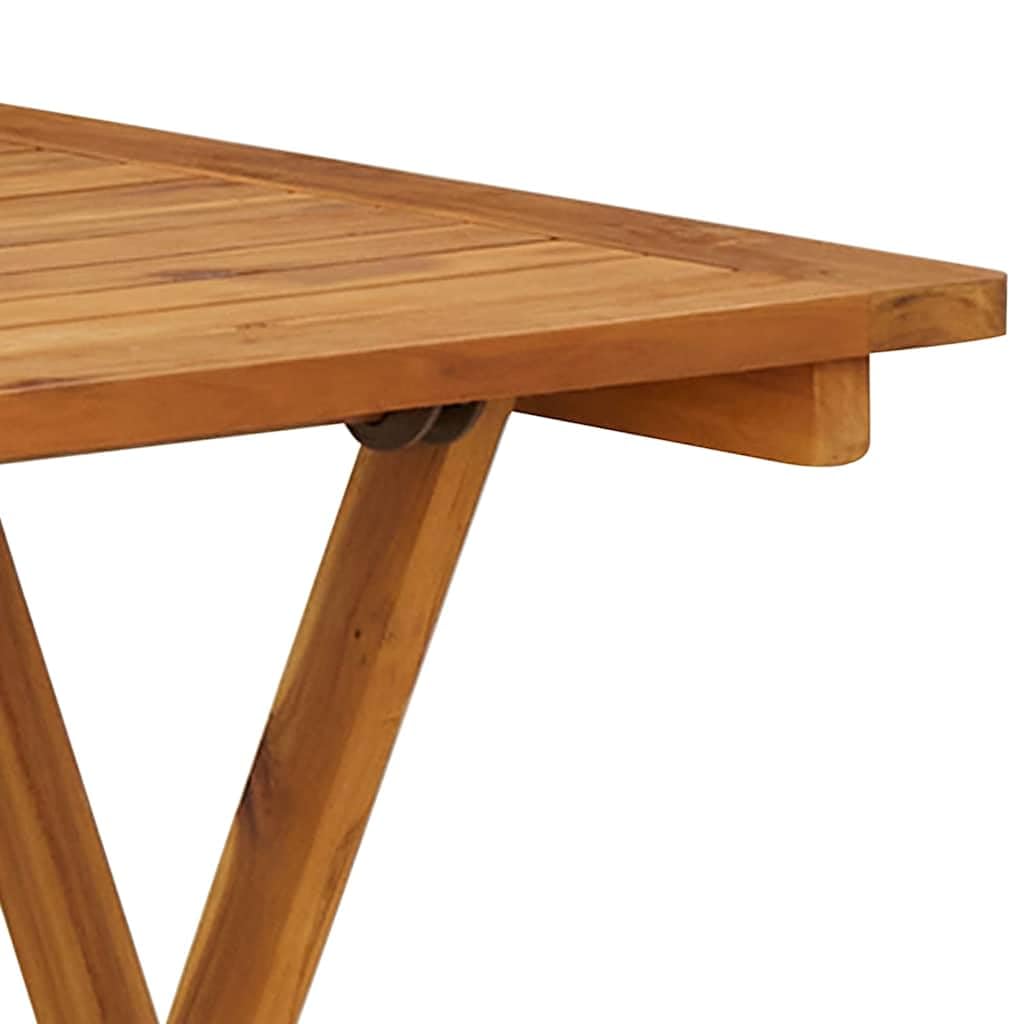 lite drewno akacjowe składany zestaw ogrodowy brąz 70 cm