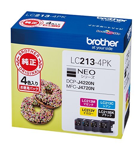 Amazon.co.jp: （まとめ買い） ブラザー インクカートリッジ 4個パック