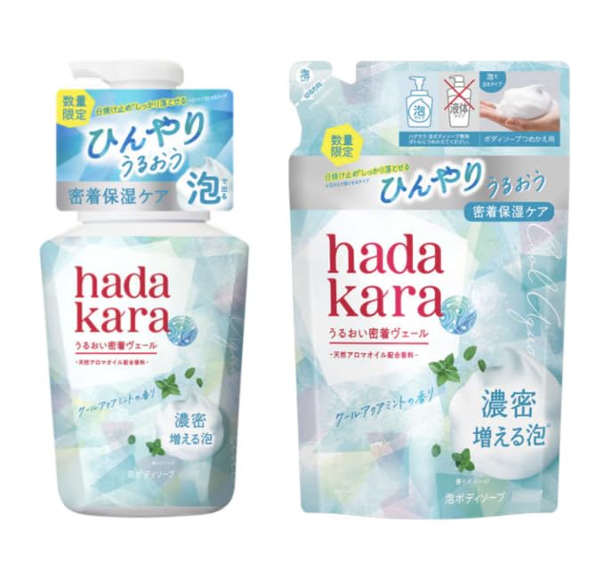 Amazon | 【本体＋詰替え】hadakara 泡タイプ モイストボディケア