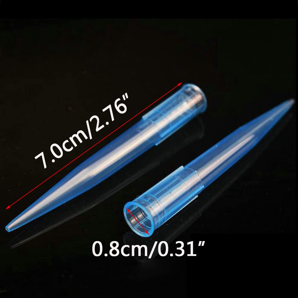 Lot de 500 embouts de pipette de laboratoire universels pour le laboratoire (1000 UL)