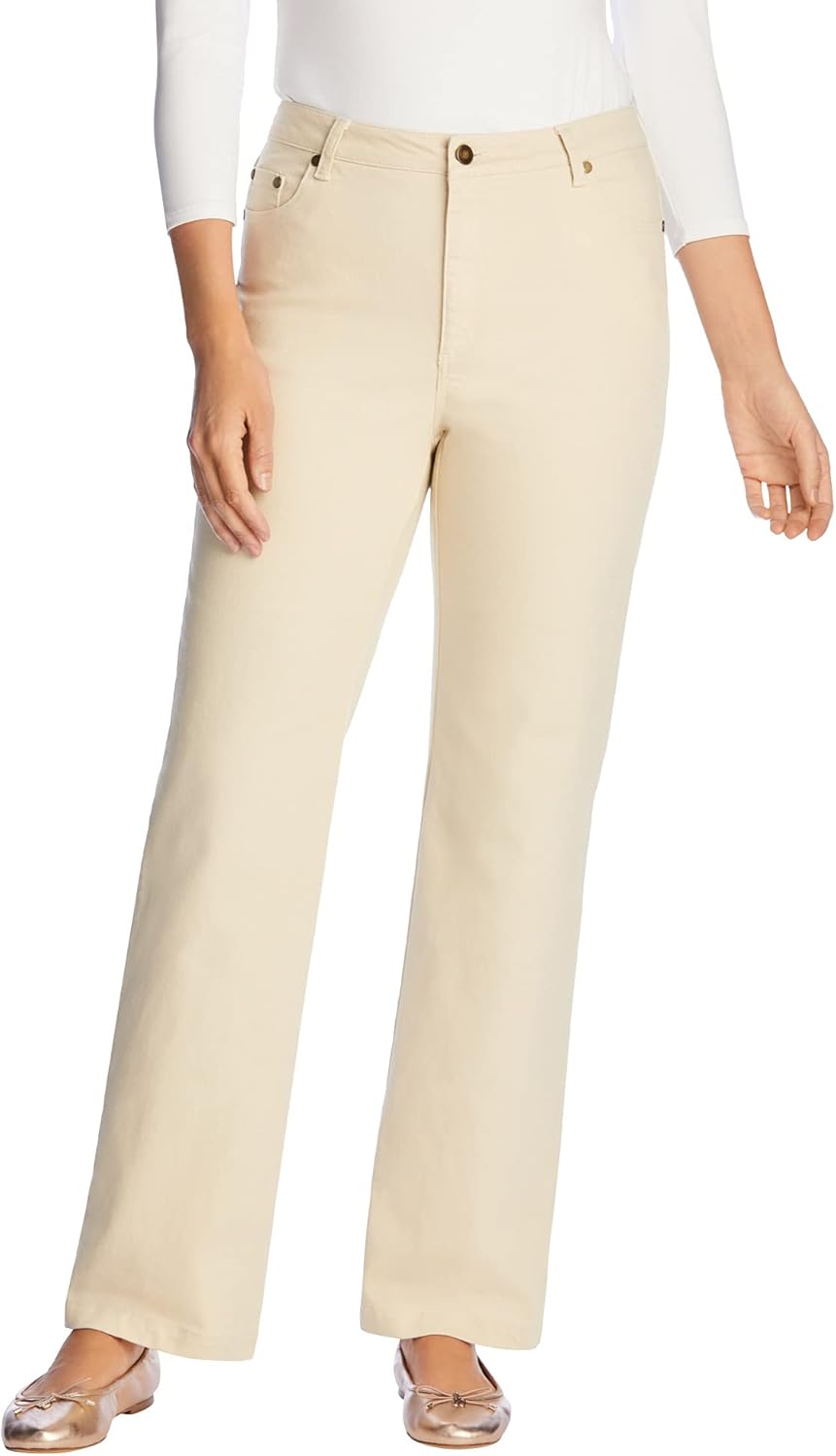 plus size bootcut khaki pants