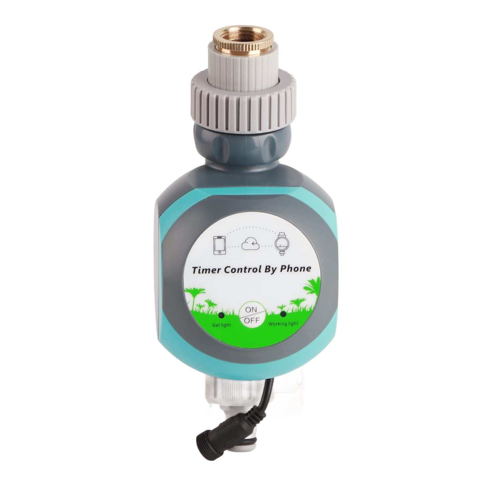 Intelligente timer per irrigazione WIFI BT telecomando di irrigazione automatico alimentato tramite USB timer per irrigatore da giardino per cortile balcone famiglia parete verde