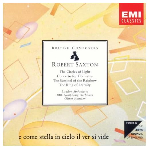 Robert Saxton: Concerto for Orchestra / The Sentinel of the Rainbow / The Ring of Eternity / Chamber Symphony "The Circles of Light" - Oliver Knussen