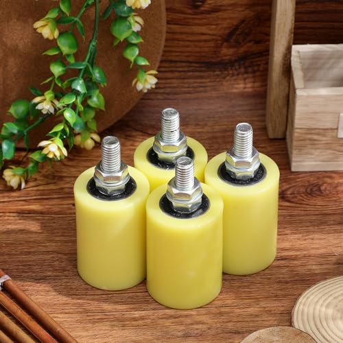 Galets de guidage en nylon robustes, rouleaux acier anti-bruit pour portail