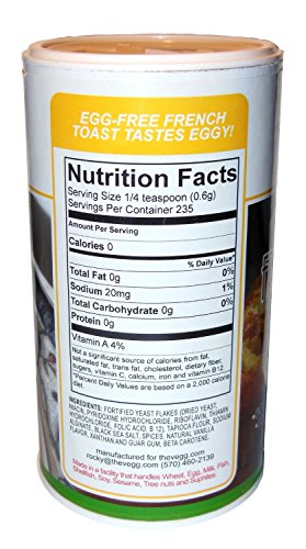 VEGG FRENCH TOAST MIX | Gluten-Free, Vegan Plant Based Egg-Free French Toast Mix - Thumbnail 3