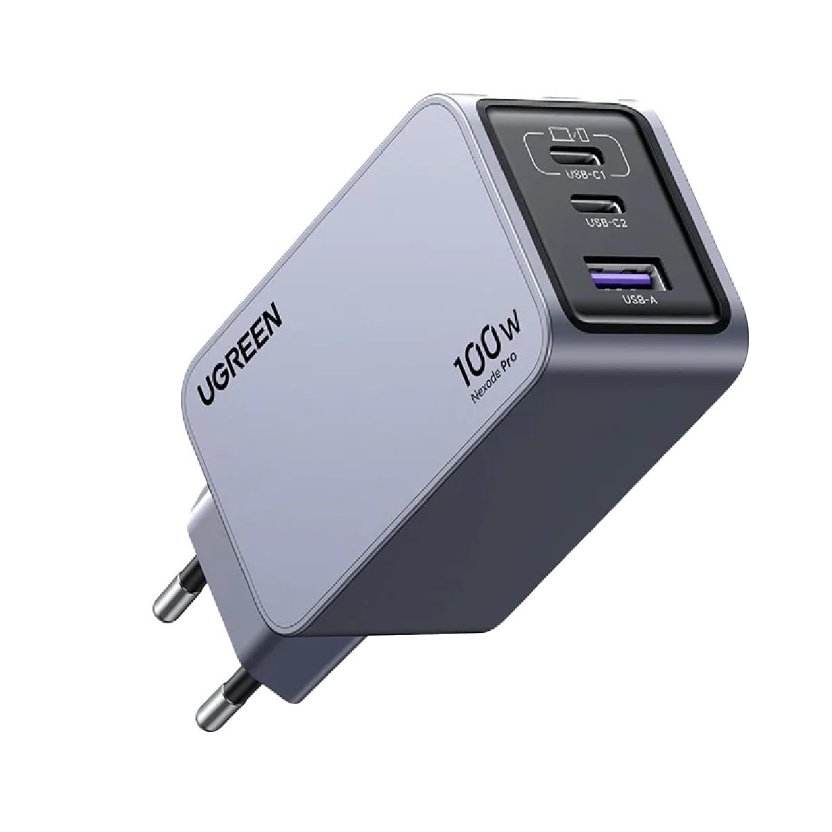 Chargeur secteur UGREEN Nexode Pro 100 W Gris anodisé