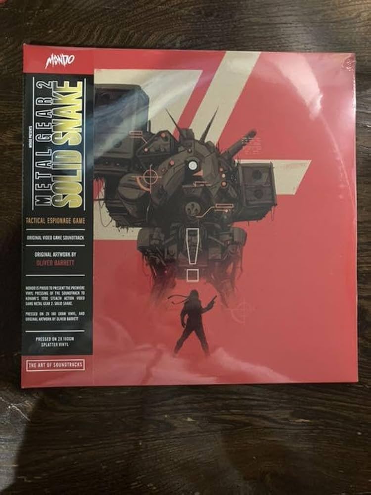 完売入手困難メタルギア2ソリッドスネークOSTレコード