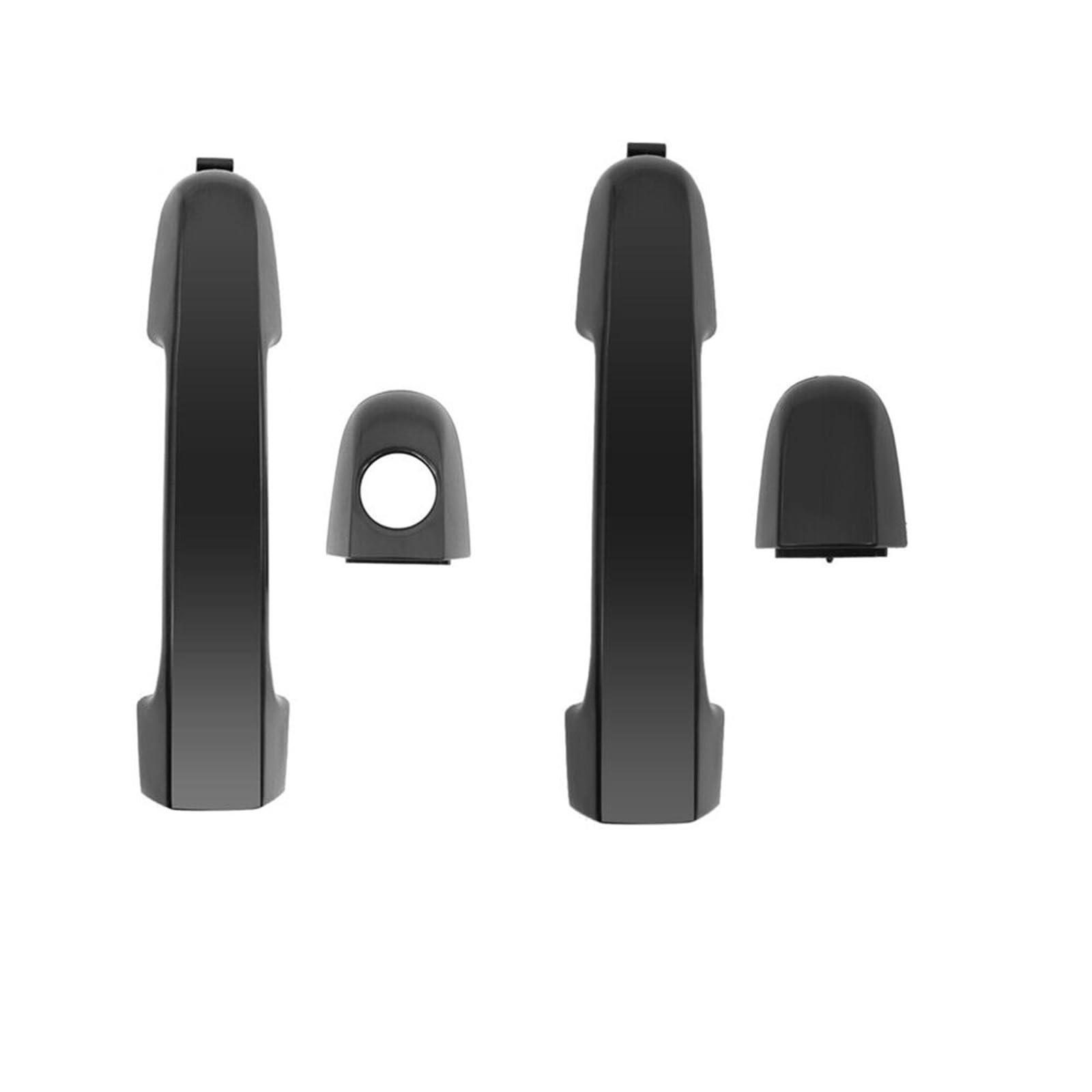 ZJYZYQ Car Sliding Outer Door Handle for Hyundai for I20 for PB 2008-2014 Front Left Right Decorative Accessories 82651-1J000(A Pair)