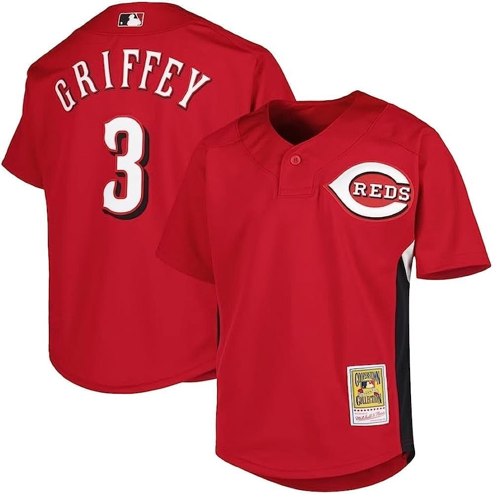 Amazon.com: Ken Griffey Jr Cincinnati Reds 2007 Batting Practice
