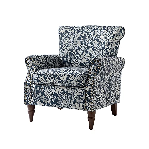 Sillón con cojín removible Azul miniatura 1