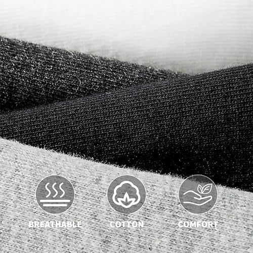 Men's Comfortable Dress Socks 6 Pairs, Classic Men's Socks - Lightweight Comfort Soft Calf Crew Socks 6 Pack4